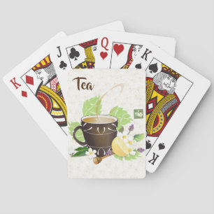 Jeu De Cartes Tea Lemon Honey Jardin botanique floral