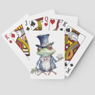 Jeu De Cartes Tea Party crapaud en haut du chapeau