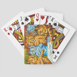 Jeu De Cartes Tea Party de chats par Louis Wain