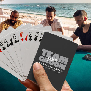 Jeu De Cartes Team Groom Bachelor Party Poker Mariage Stag Party