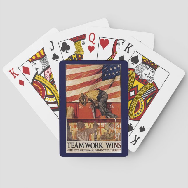 Jeu De Cartes TeamWork remporte (dos)