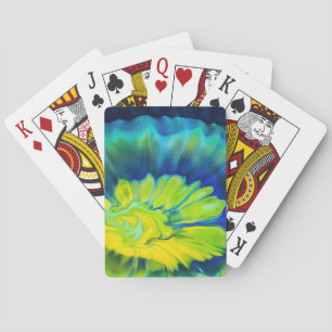 Jeu De Cartes Teinture à tarte bleu et jaune