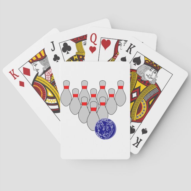Jeu De Cartes Ten Pin Bowling Playing Cards (dos)