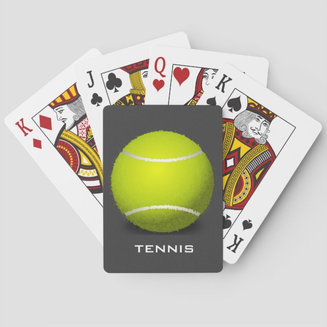 Jeu De Cartes Tennis Ball Design Jouer Cartes (dos)