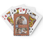 Terracotta Floral Photo QR Code Marine Mariage ble