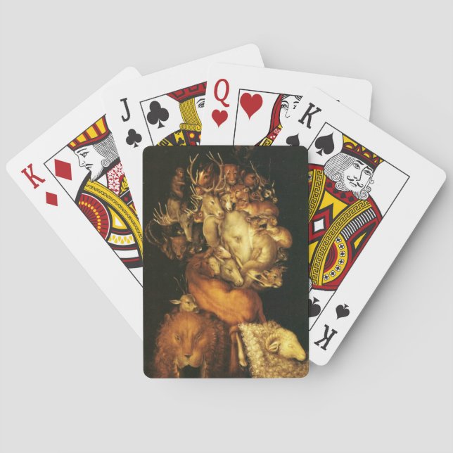 JEU DE CARTES TERRE / ALLÉGATION AVEC ANIMAUX SAUVAGES (dos)