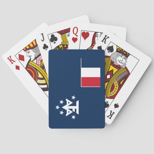 Jeu De Cartes Terres australes françaises de l'Antarctique (dos)