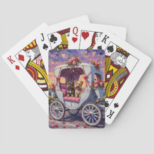 Jeu De Cartes Terrier Australien Saint-Valentin 