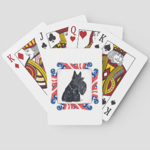 Jeu De Cartes Terrier écossais patriotique