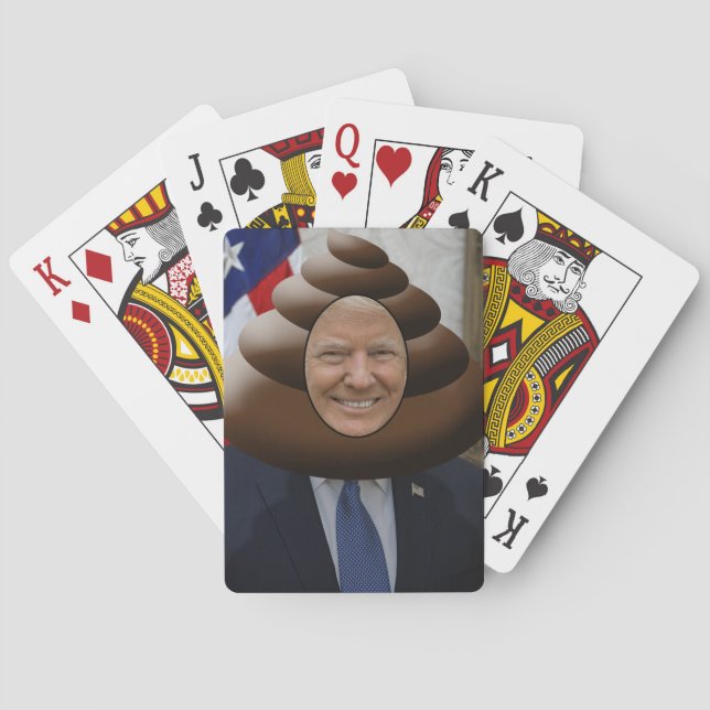 Jeu De Cartes Tête drôle d'Emoji de dunette d'atout (dos)