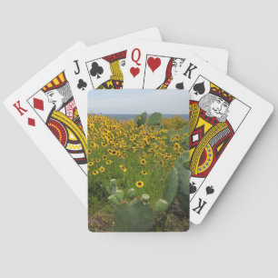 Jeu De Cartes Texas Cactus Fleurs sauvages Jaunes Enchanted Rock