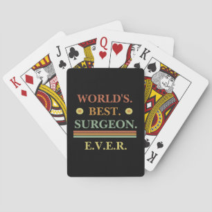 Jeu De Cartes Texte vintage   Meilleur chirurgien au monde   Cad