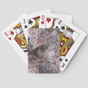 Jeu De Cartes Texture de roche de nature rosâtre