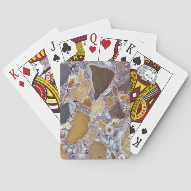 Jeu De Cartes Texture en pierre : Latérite (dos)