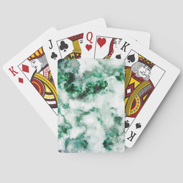 Jeu De Cartes Texture marbrée de quartz (dos)