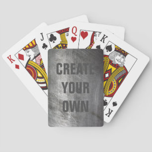 Jeu De Cartes Texture métallique brossée