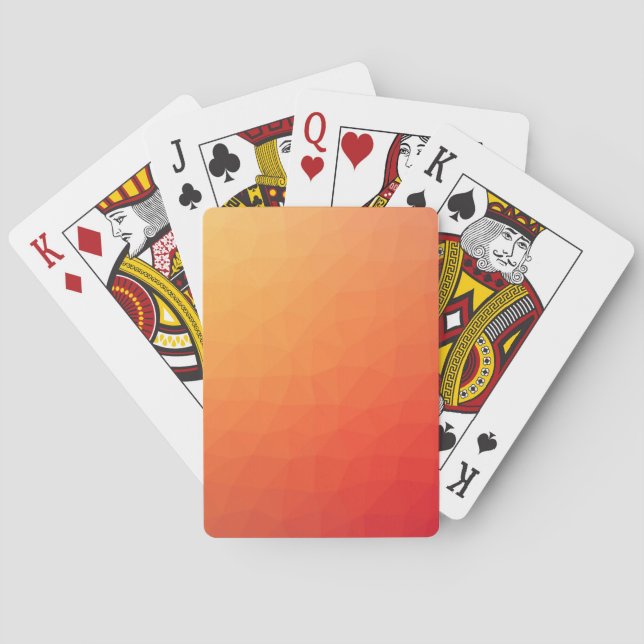 Jeu De Cartes Texture vectorielle orange (dos)
