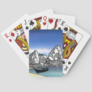 Jeu De Cartes Thaïlande Tropical Beach Scene