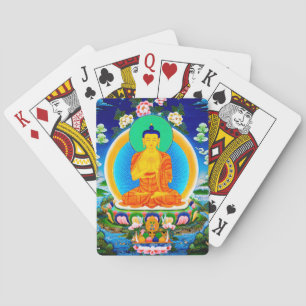 Jeu De Cartes Thangka oriental Cool Prabhutaratna Bouddha