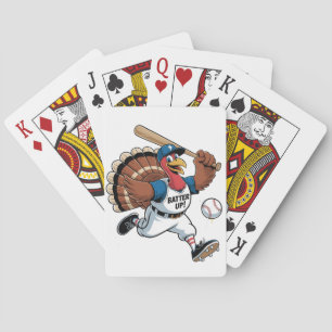 Jeu De Cartes Thanksgiving Baseball Turquie Batter Gobbler