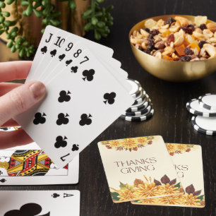 Jeu De Cartes Thanksgiving Classic Playing Cartes