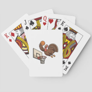 Jeu De Cartes Thanksgiving Turquie Dunking Basketball Funny