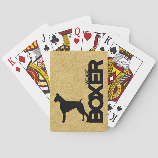 Jeu De Cartes The Boxer Dog Breed Playing Cards (dos)