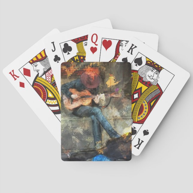 Jeu De Cartes The Guitar Man (dos)