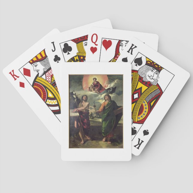 Jeu De Cartes The Investith of the Virgin the Saints John (dos)