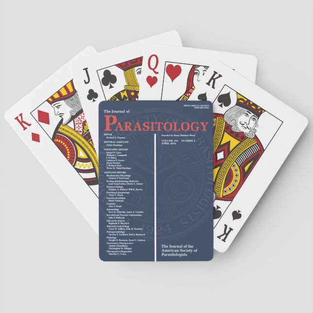 Jeu De Cartes The Journal of Parasitology (dos)