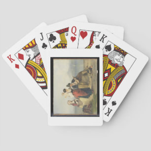 Jeu De Cartes The Neapolitan Family, 1865 (oil on panel)