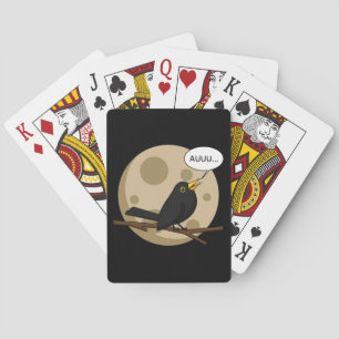 Jeu De Cartes The Werebird - Blackbird Howling at the Moon Comic