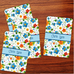 Jeu De Cartes Thème de fleurs abstraites Mod avec des couleurs v