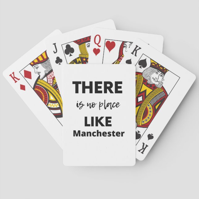 Jeu De Cartes there is no place like Manchester (dos)