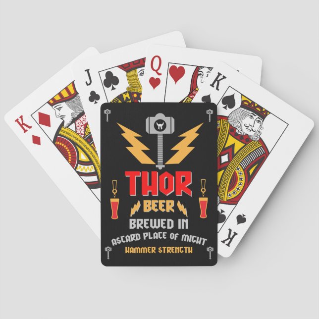 Jeu De Cartes Thor Bière Paganisme germanique (dos)