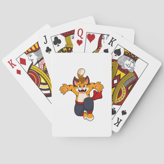 Jeu De Cartes Tiger dans les arts martiaux Karate (dos)