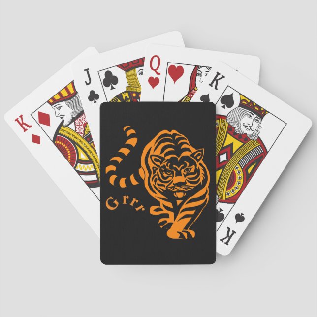Jeu De Cartes Tigre (dos)