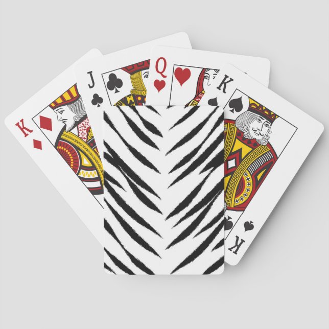 Jeu De Cartes Tigre blanc (dos)