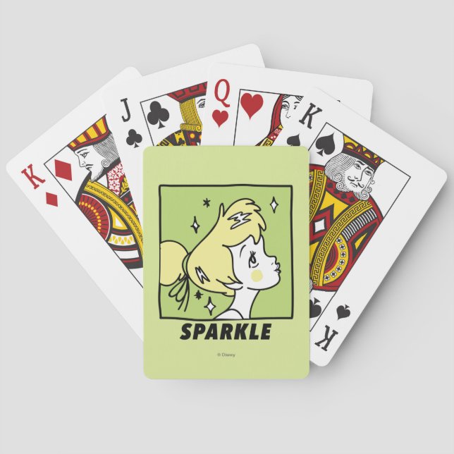 Jeu De Cartes Tinker Bell | Bandes dessinées mignonnes Lecture d (dos)