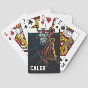 Jeu De Cartes Tir de saut en dunk de basket-ball moderne urbain