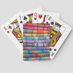 Jeu De Cartes Tissu de broderie bohème
