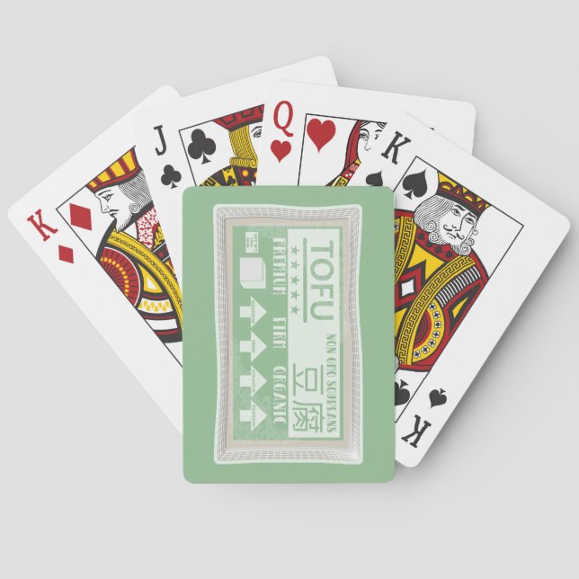 Jeu De Cartes Tofu Vegan Cuisine végétarienne (dos)