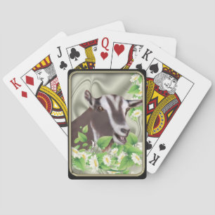 Jeu De Cartes Toggenburg Dwarf Goat Daisies Bicycle® voiture de 