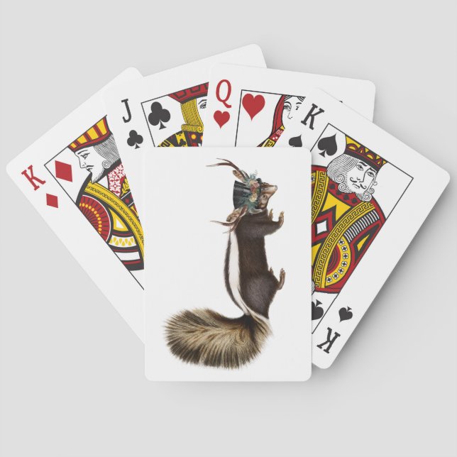Jeu De Cartes Top Casquette de Skunk (dos)