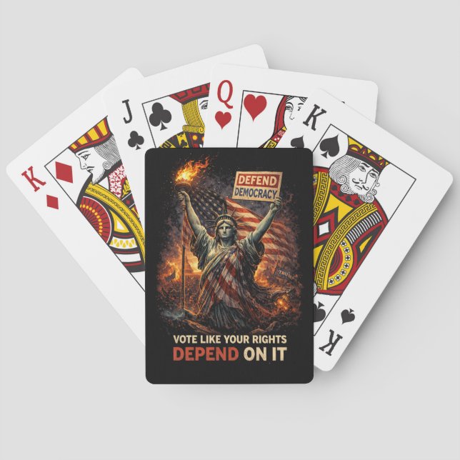 Jeu De Cartes Torch of Democracy (dos)