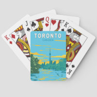 Toronto Canada Travel Art Vintage