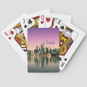 Jeu De Cartes Toronto Capital Ontario Canada City Skyline
