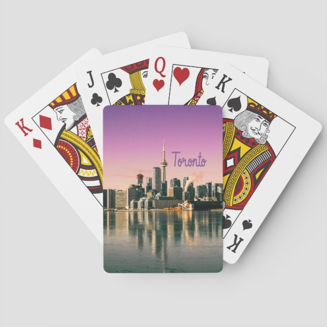 Jeu De Cartes Toronto Capital Ontario Canada City Skyline (dos)