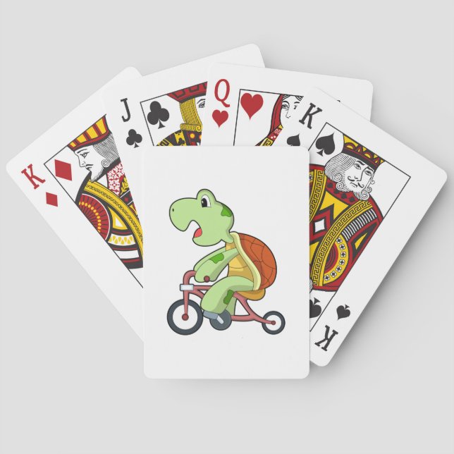 Jeu De Cartes Tortue à vélo (dos)