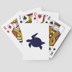 Jeu De Cartes Tortue bleue foncée